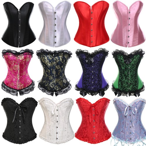 Overbust lace floral corset - overbust,
